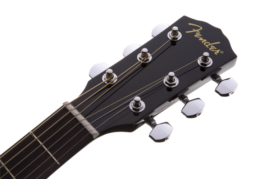 Акустическая гитара FENDER CD-60 DREAD V3 DS BLK WN черный фото 6