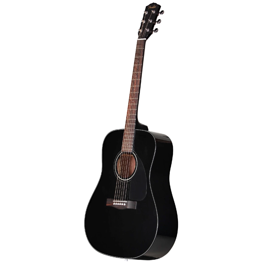 Акустическая гитара FENDER CD-60 DREAD V3 DS BLK WN черный фото 3
