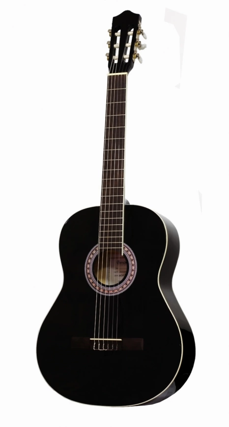 Классическая гитара BARCELONA CG36BK 3/4 черный глянцевый фото 1