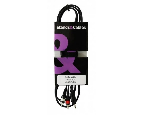 Кабель STANDS CABLES YC-028-1.8 JACK RCA фото 1