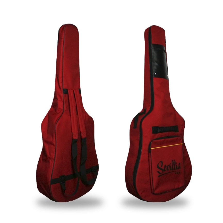 Чехол для акустической гитары SEVILLIA GB-U41 RD красный фото 1
